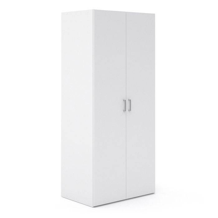 Space 3 Piece Bundle, Bedside, Chest and 2 Door 1 Drawer Wardrobe - TidySpaces