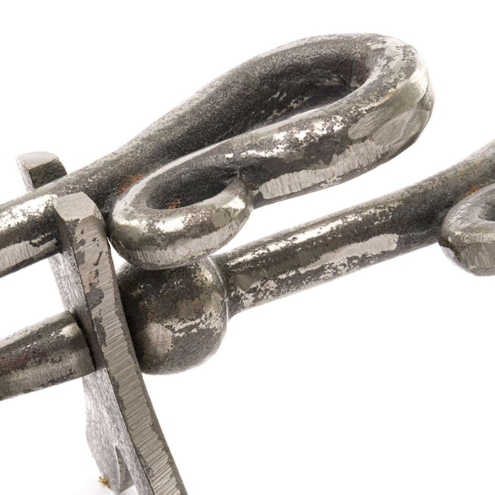 Antique Pewter Crook Handled Hearth Tidy - TidySpaces