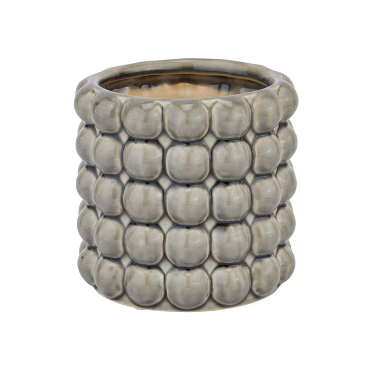 Seville Collection Grey Bubble Planter CERAMIC - TidySpaces