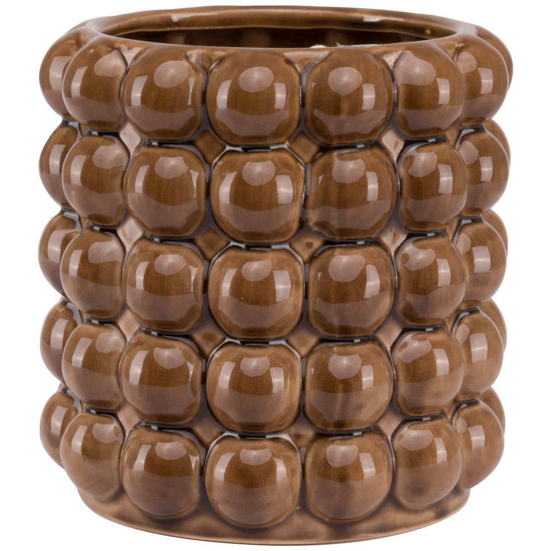 Seville Collection Large Caramel Bubble Planter CERAMIC - TidySpaces