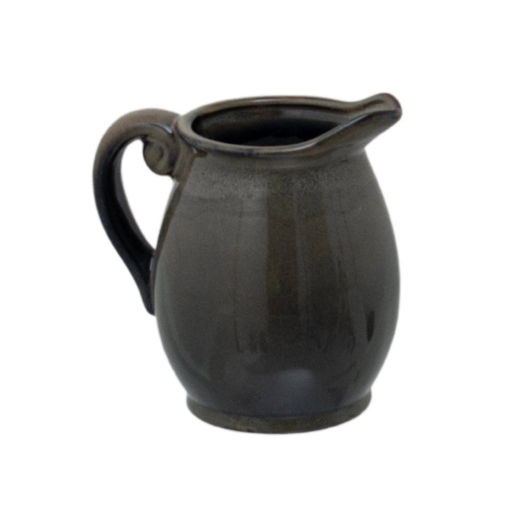 Small Olive Olpe Vase GREEN CERAMIC - TidySpaces