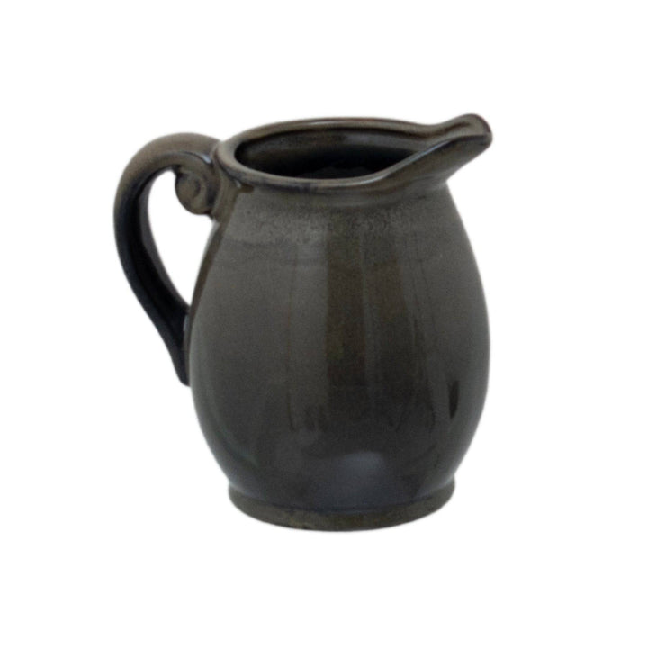 Small Olive Olpe Vase GREEN CERAMIC - TidySpaces
