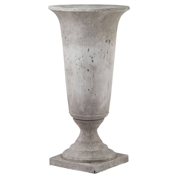 Tall Stone Effect Urn Planter STONE CERAMIC - TidySpaces