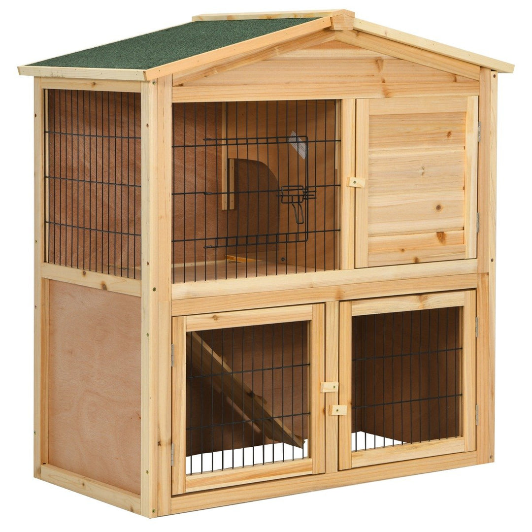 Large Bunny Rabbit Cage with Waterproof Roof - TidySpaces