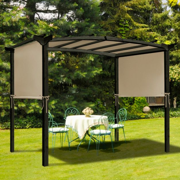 Sun Block Shade Cloth with Taped Edge Copper Grommets - TidySpaces