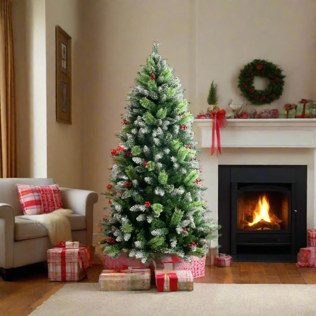 Christmas_Tree_Log_Fire - TidySpaces