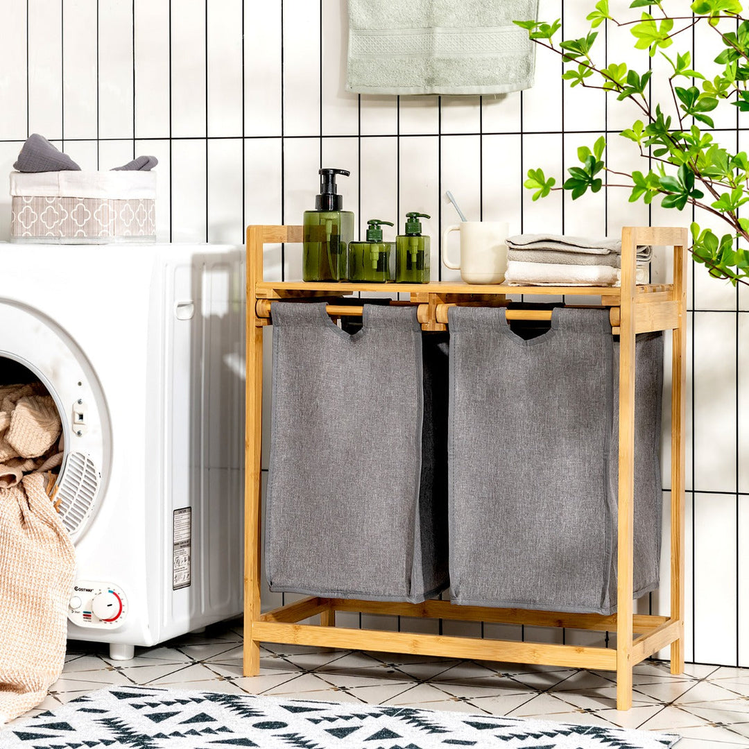 Stylish Laundry Hampers in bamboo design enhance your home organization and simplify laundry routines. - TidySpaces