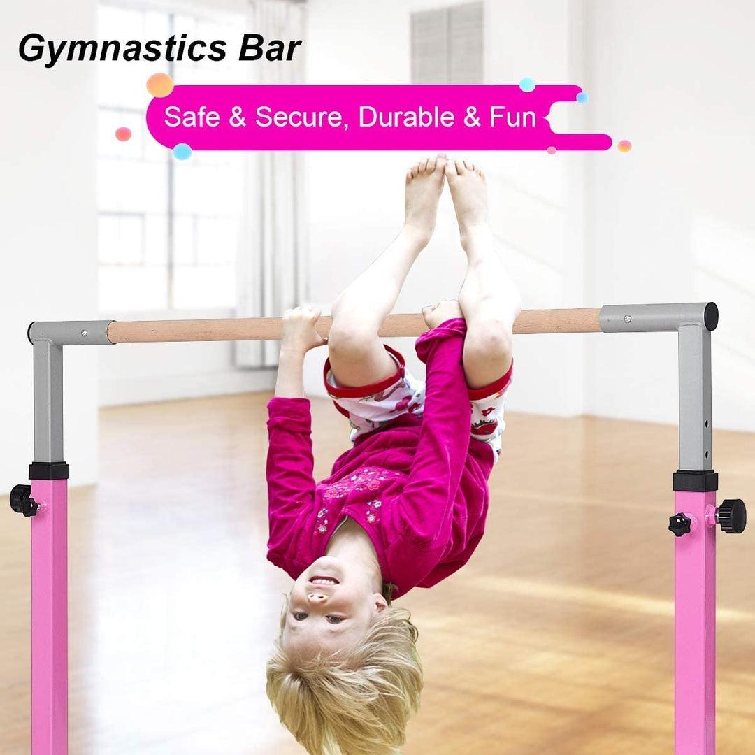 Children's Height Adjustable Gymnastics Training Bar, 90 150cm