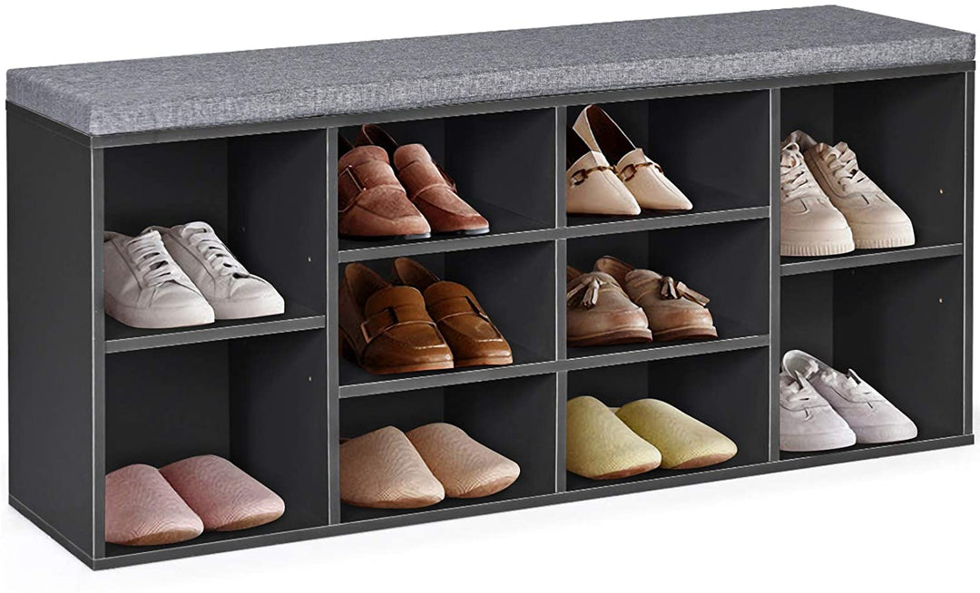 Large Shoe bench / Open Storage Bench - TidySpaces