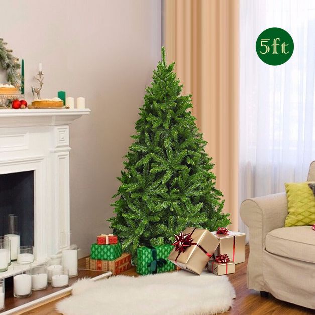 5 FT Artificial Christmas Tree with 600 Branch Tips