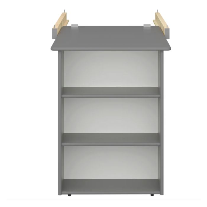Steens for Kids Pull Out Desk Folkestone Grey - TidySpaces