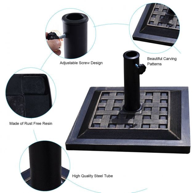 12KG Garden Square Parasol Base