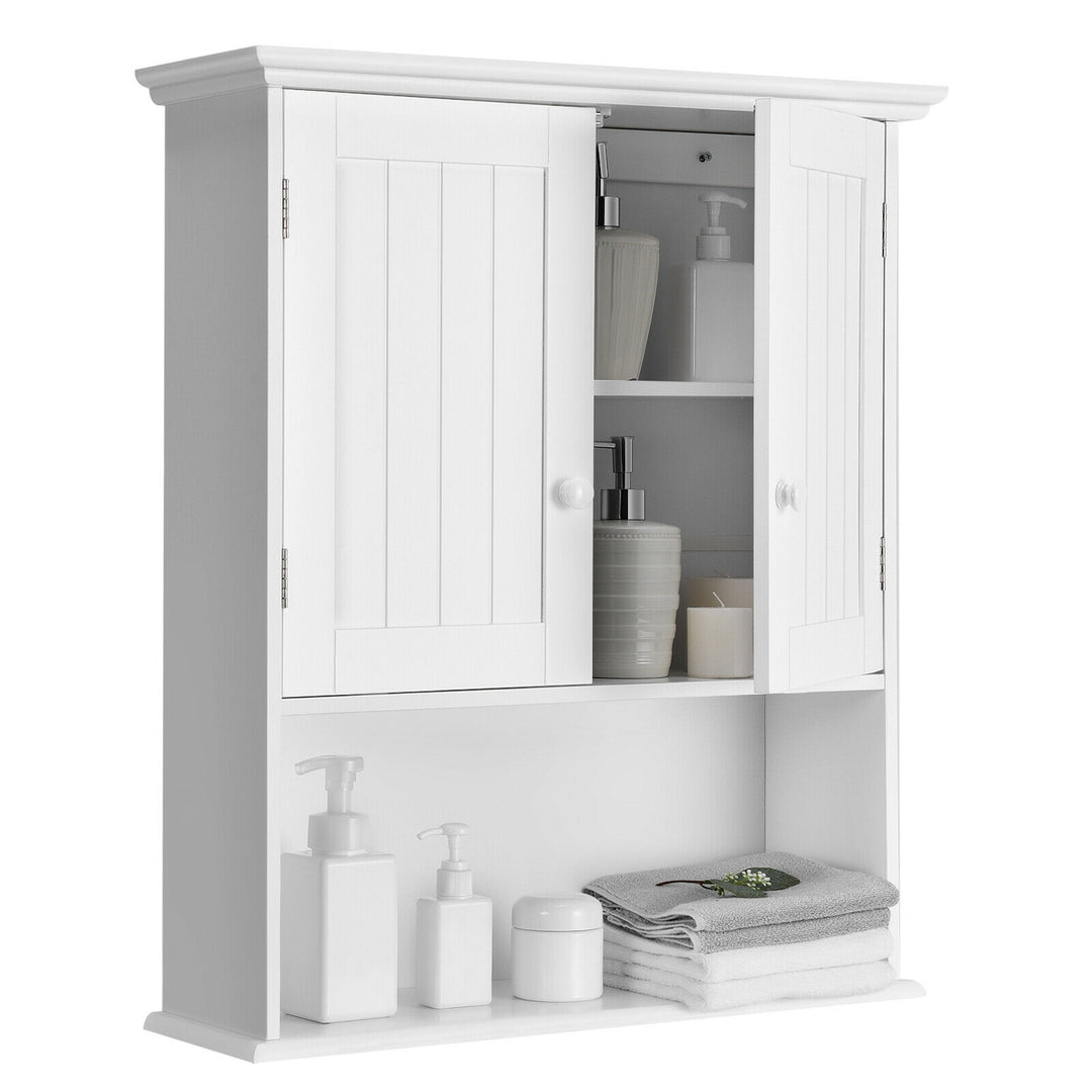 Wall Mounted Bathroom Storage Cabinet with Adjustable Shelf