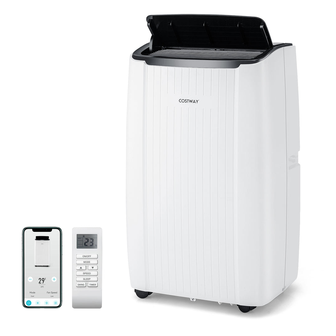 12000 BTU 4-in-1 Portable Air Conditioner with Heater  Fan and Dehumidifier