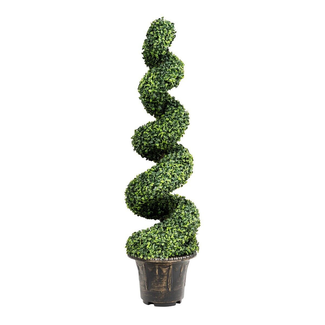 120cm Artificial Boxwood Spiral Tree - TidySpaces