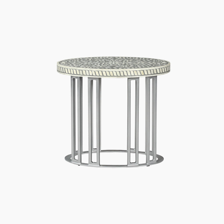 Verdant Bone Inlay End Table