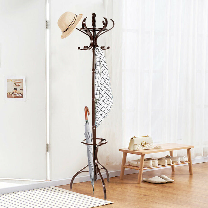 Wooden Coat and Hat Stand - TidySpaces