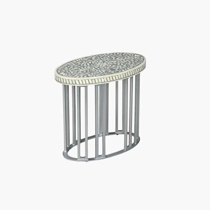 Verdant Bone Inlay End Table