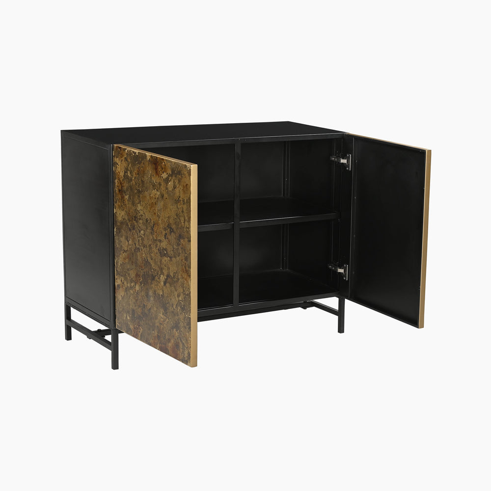 Ashton Two Door Iron Cabinet - TidySpaces