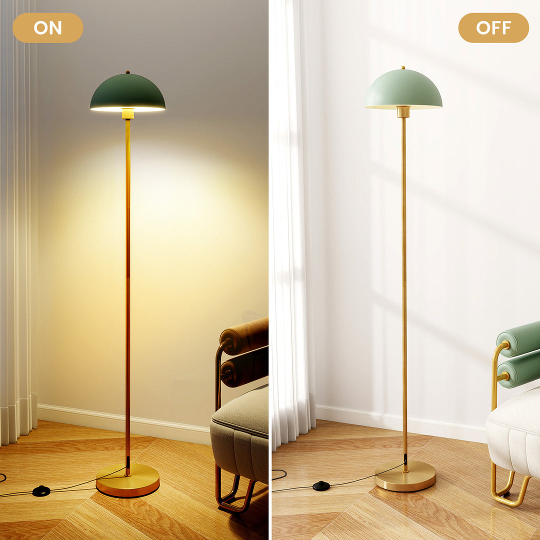 163cm Floor Lamp Standing Lamp with Shatterproof Lampshade - TidySpaces