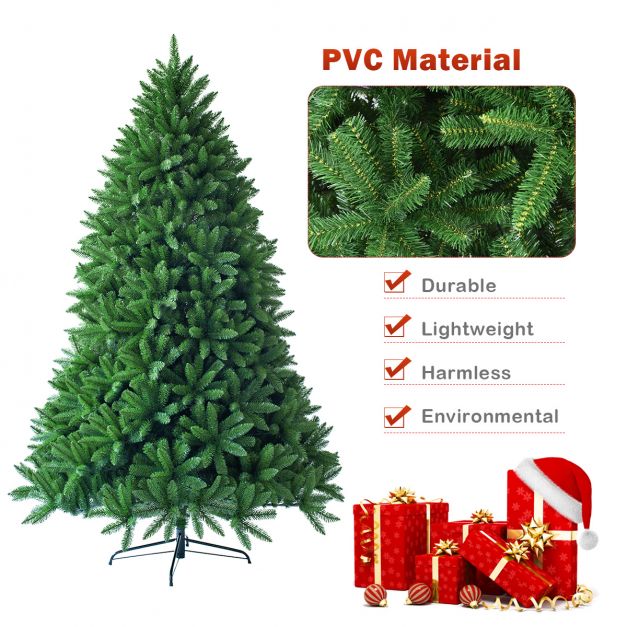 180 cm Artificial Christmas Tree Premium Hinged with 1250 Branch Tips