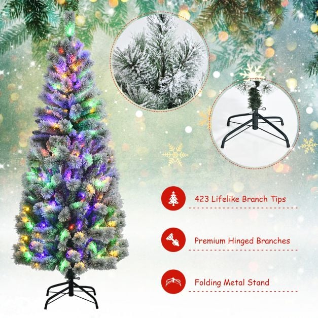 Illuminated Artificial Christmas tree with 140/200 LED lights