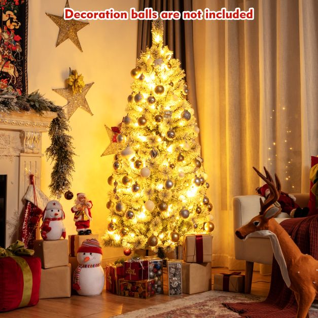 Illuminated Artificial Christmas tree with 140/200 LED lights
