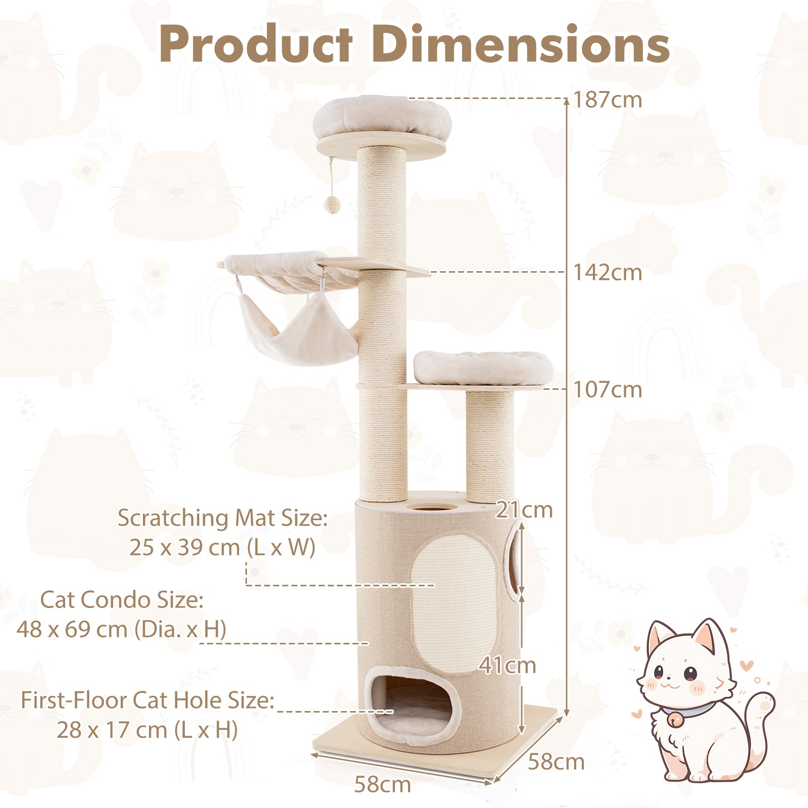 Cat condo 2 story shop