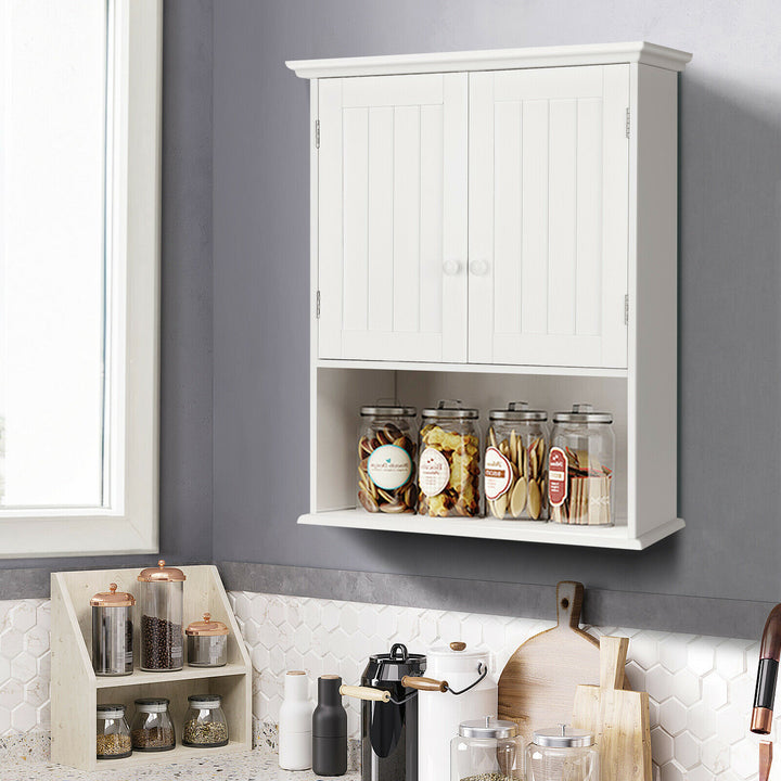 Wall Mounted Bathroom Storage Cabinet with Adjustable Shelf