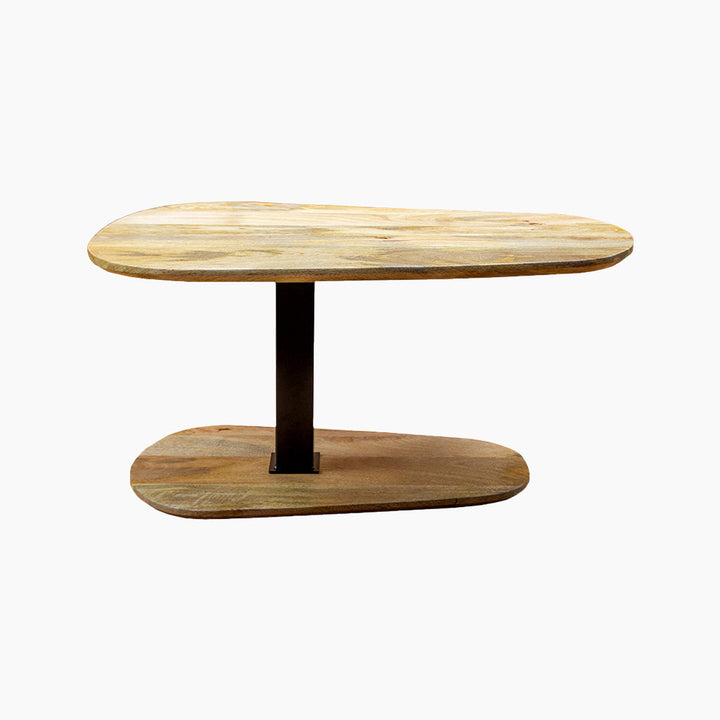 Vena Swiss Edge Mango Wood Coffee Table