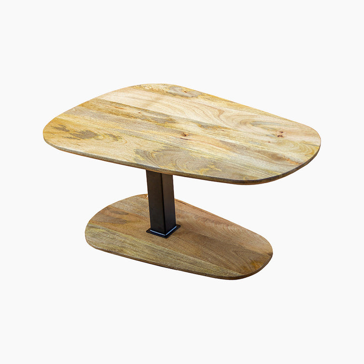 Vena Swiss Edge Mango Wood Coffee Table