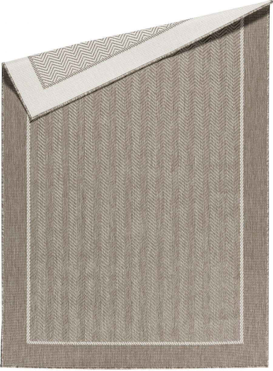 Outdoor Indoor Reversible Rug Quality Woven Soft  Sisal Look Weave Beige Linen Colour