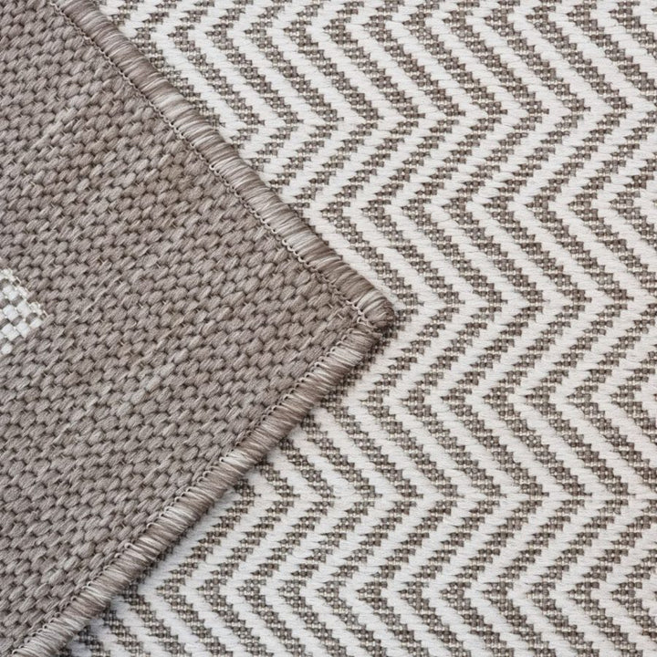 Outdoor Indoor Reversible Rug Quality Woven Soft  Sisal Look Weave Beige Linen Colour