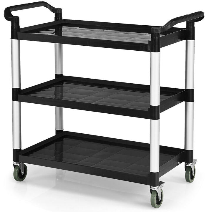 3 Tier Multifunctional Utility Cart with Flexible Wheels - TidySpaces