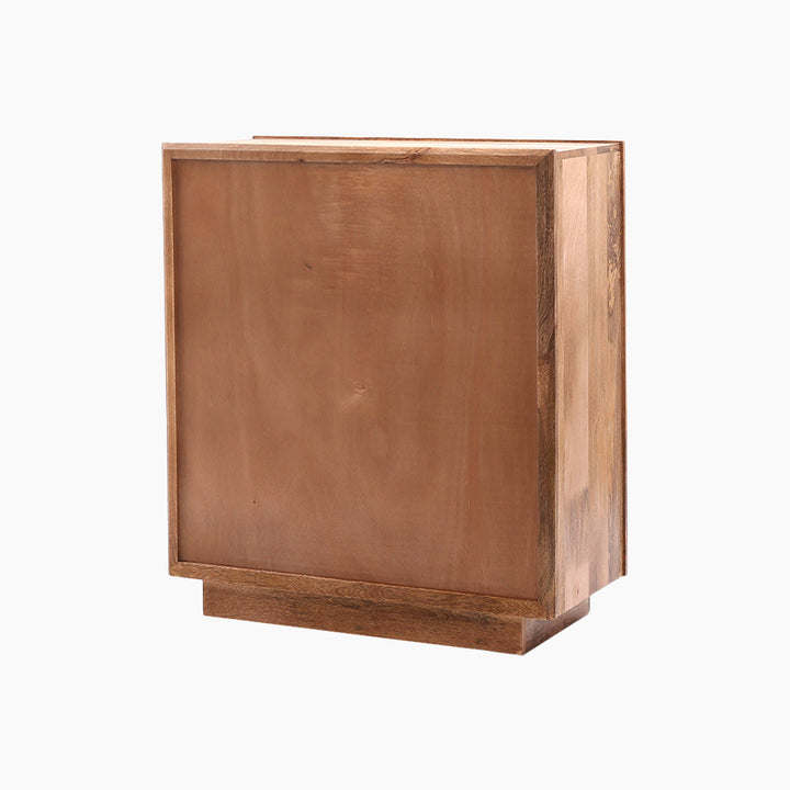 Zaayah Cut Work Wooden Three Chest of Drawers - TidySpaces