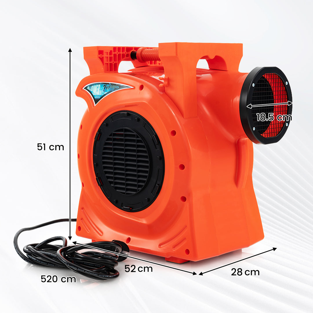 2HP/2300W Commercial Air Blower with Integrated Handle