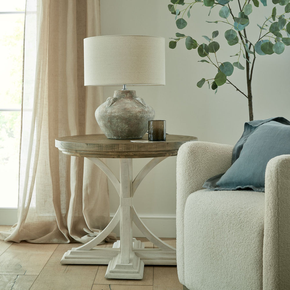 Luna Collection Round Occasional Table - TidySpaces