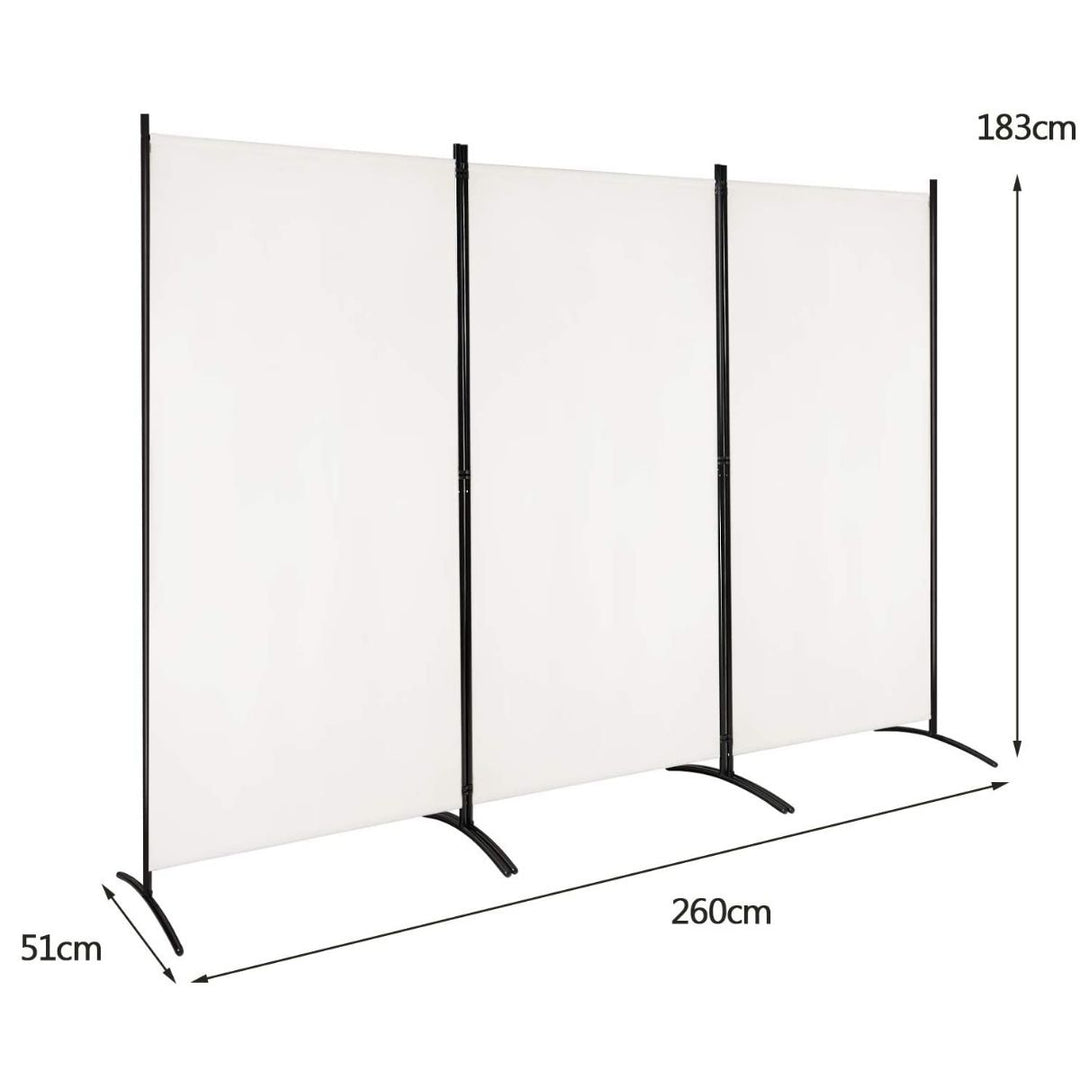 3 Panel Folding Room Divider