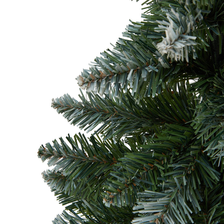 Medium Snowy Conifer Tree In Hessian Wrap - TidySpaces