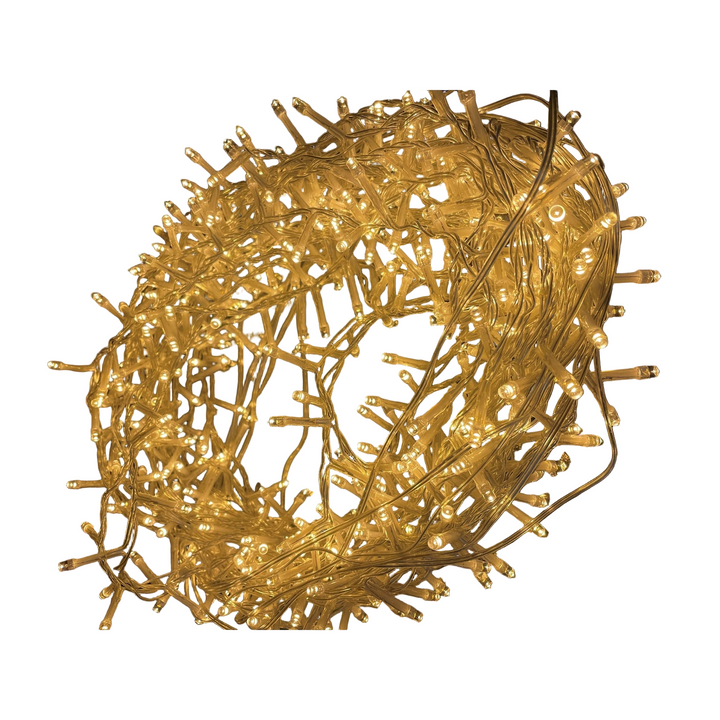 13.6m/44ft 6in Plug In LED Warm White Christmas String Light