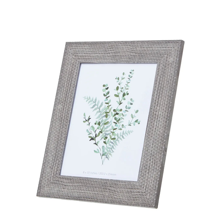 Woven Photo Frame 8X10 GREY WOOD - TidySpaces