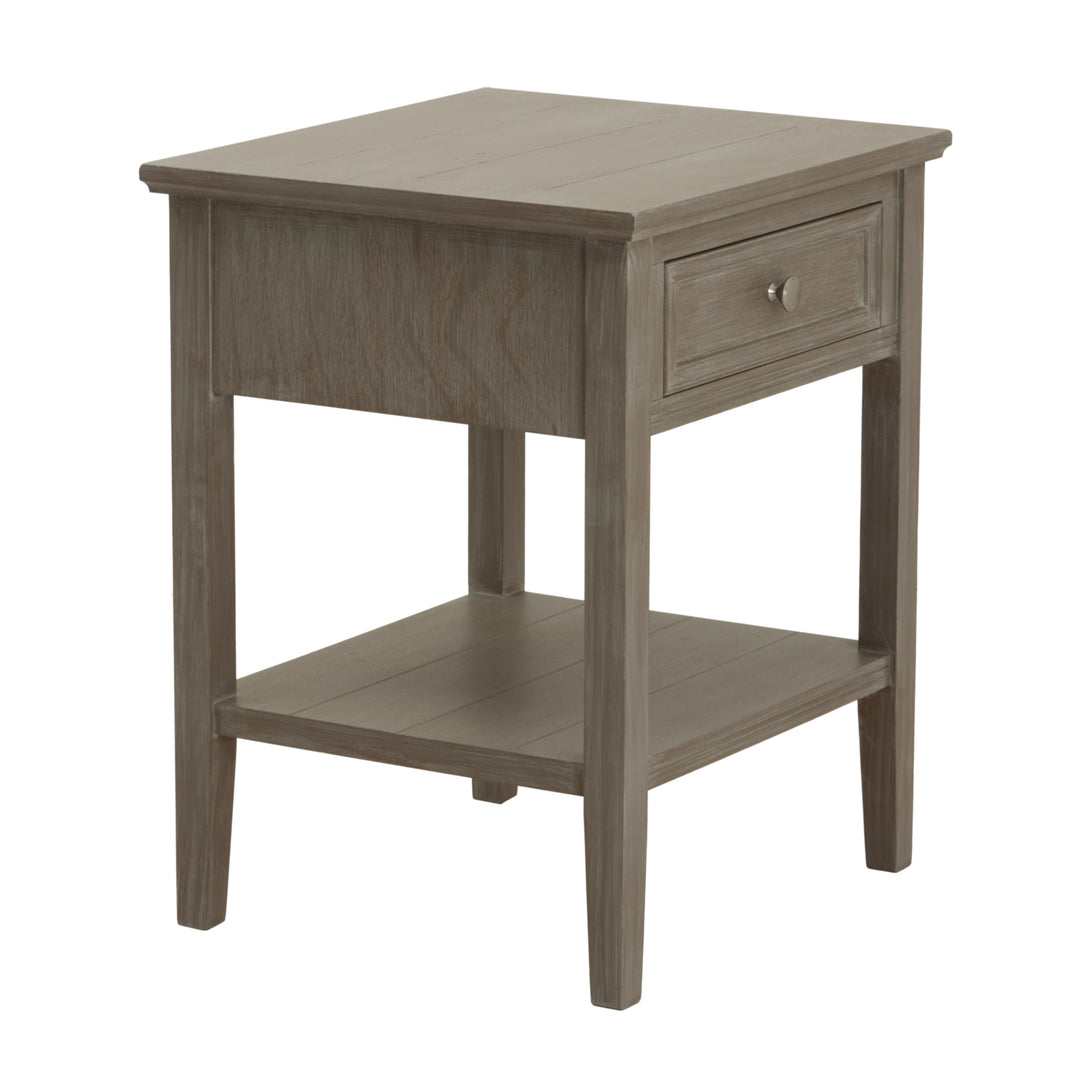 The Serene Collection One Drawer Side Table - TidySpaces