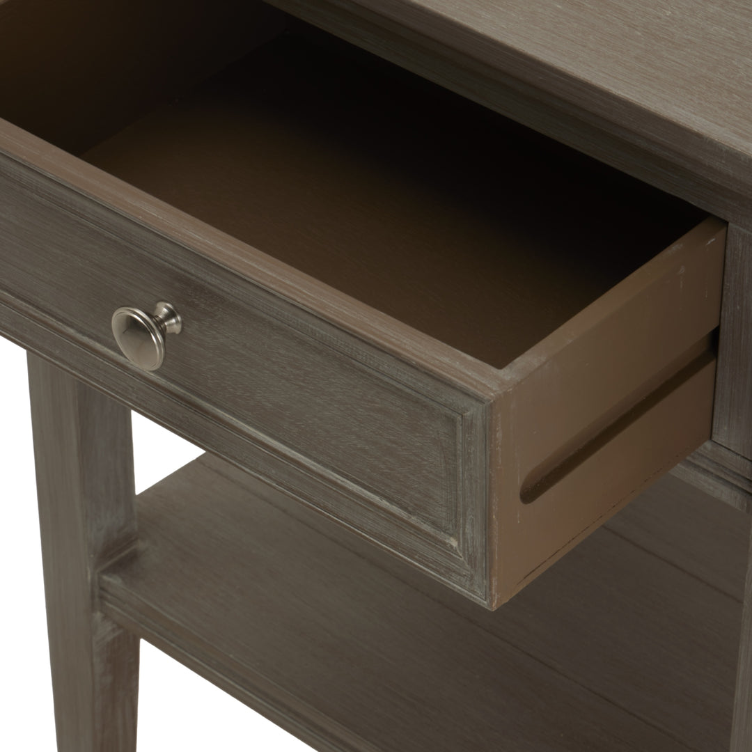 The Serene Collection One Drawer Side Table - TidySpaces