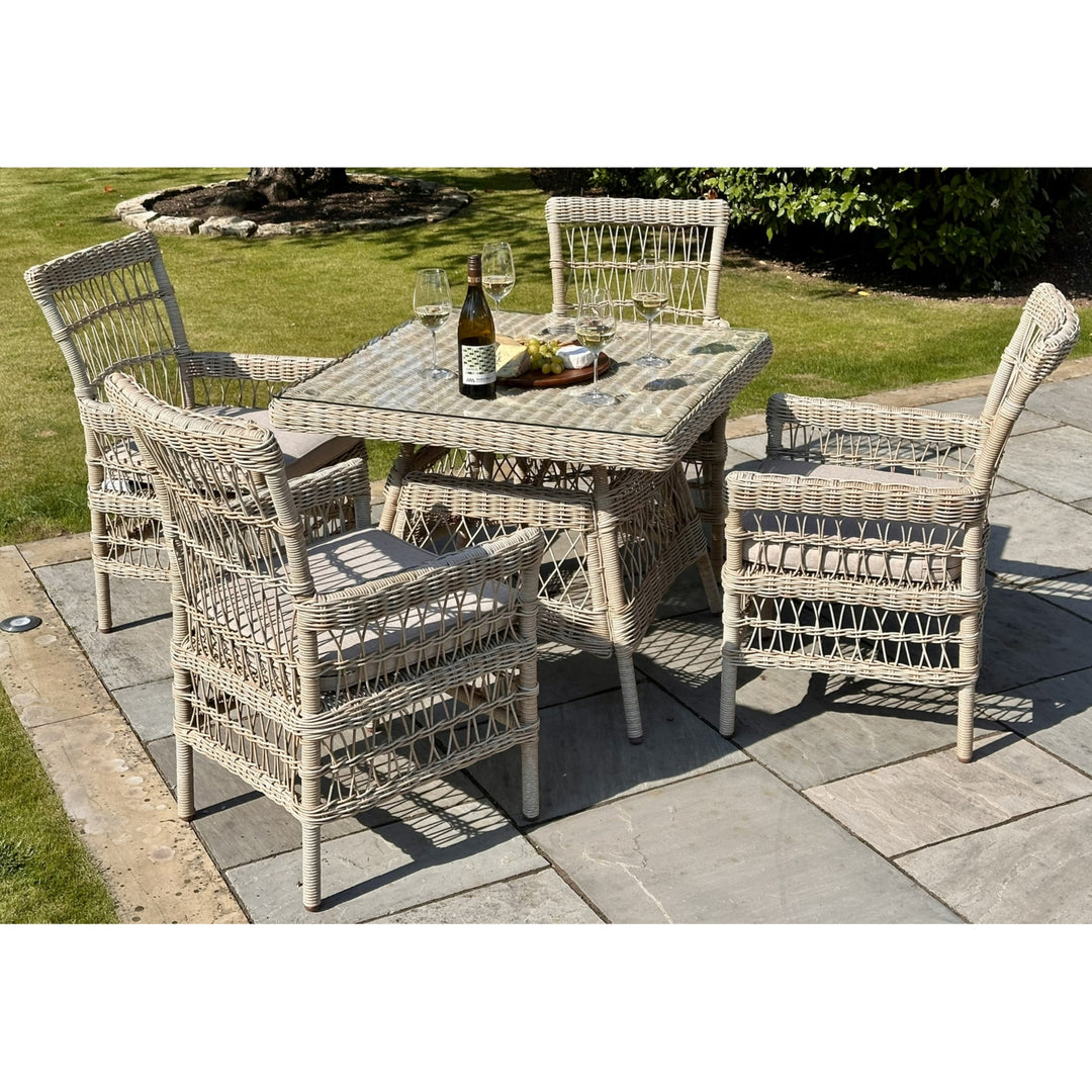 Tuscany Outdoor 4 Seater Dining Set - TidySpaces