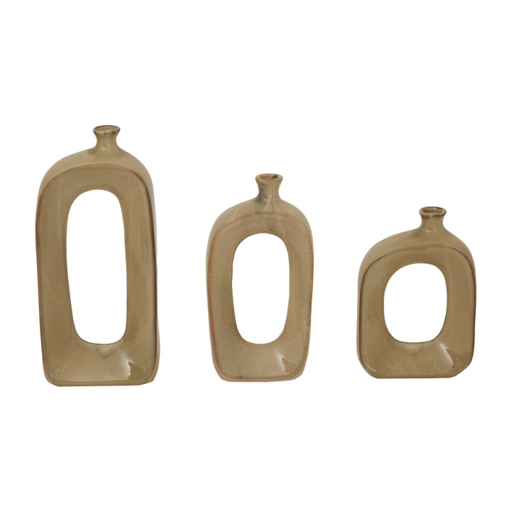 Sabbia Collection Medium Hollow Vase - TidySpaces