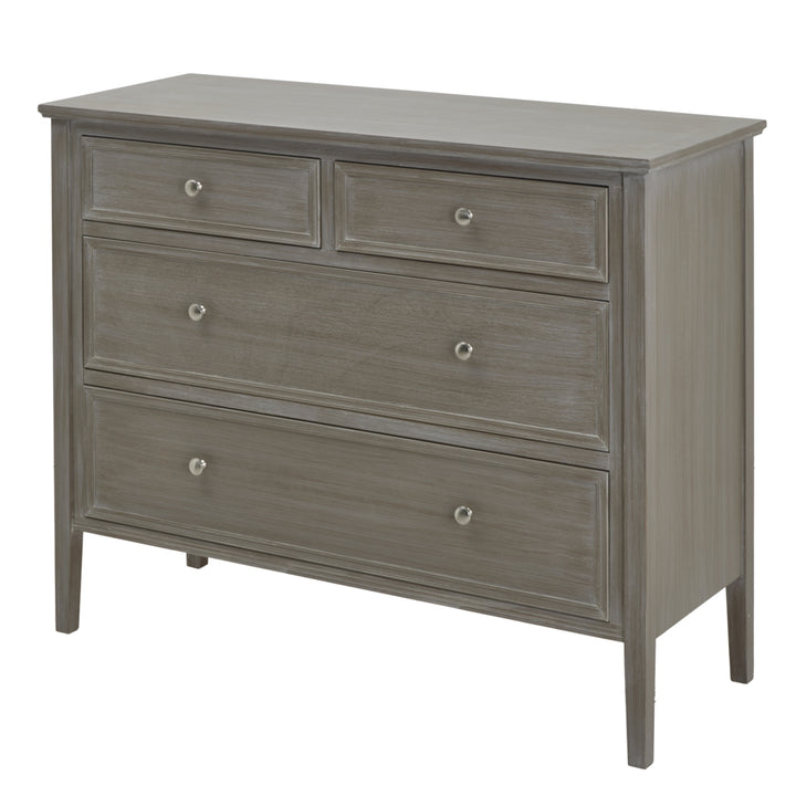 The Serene Collection Two Over Two Chest GREY WOOD - TidySpaces