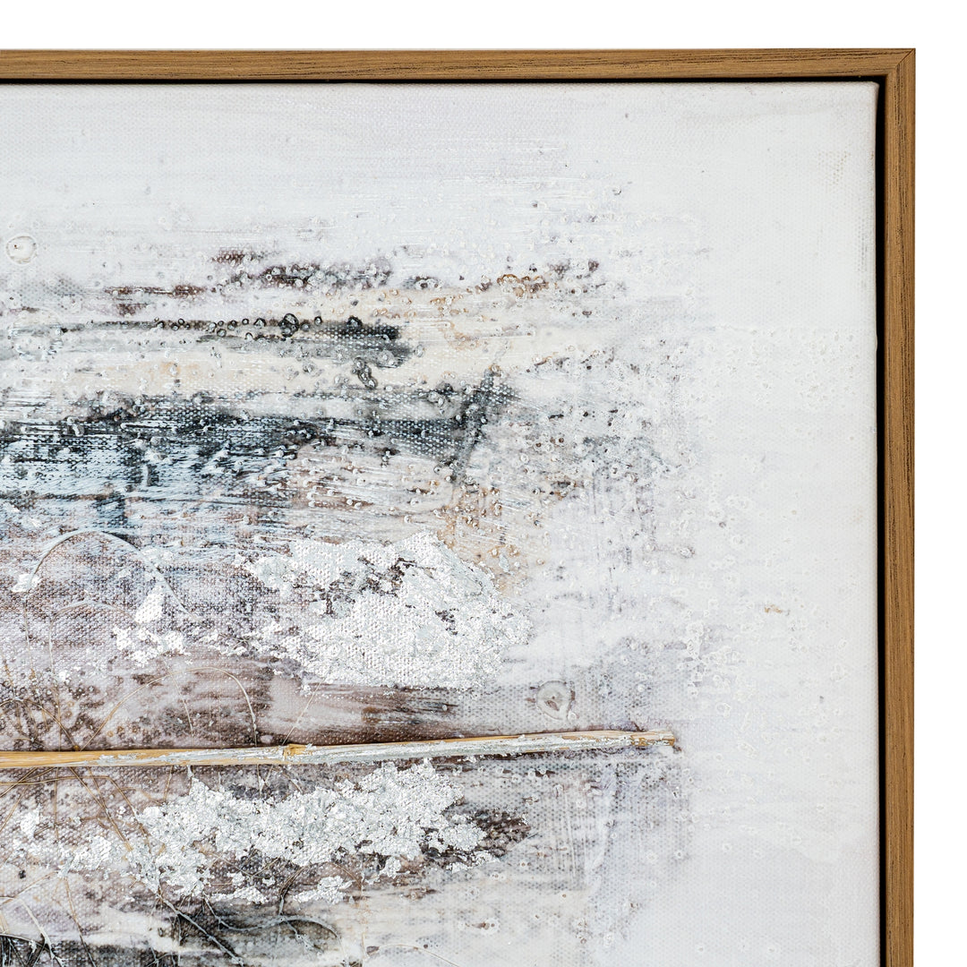 Ethereal Hand Painted Canvas In Frame