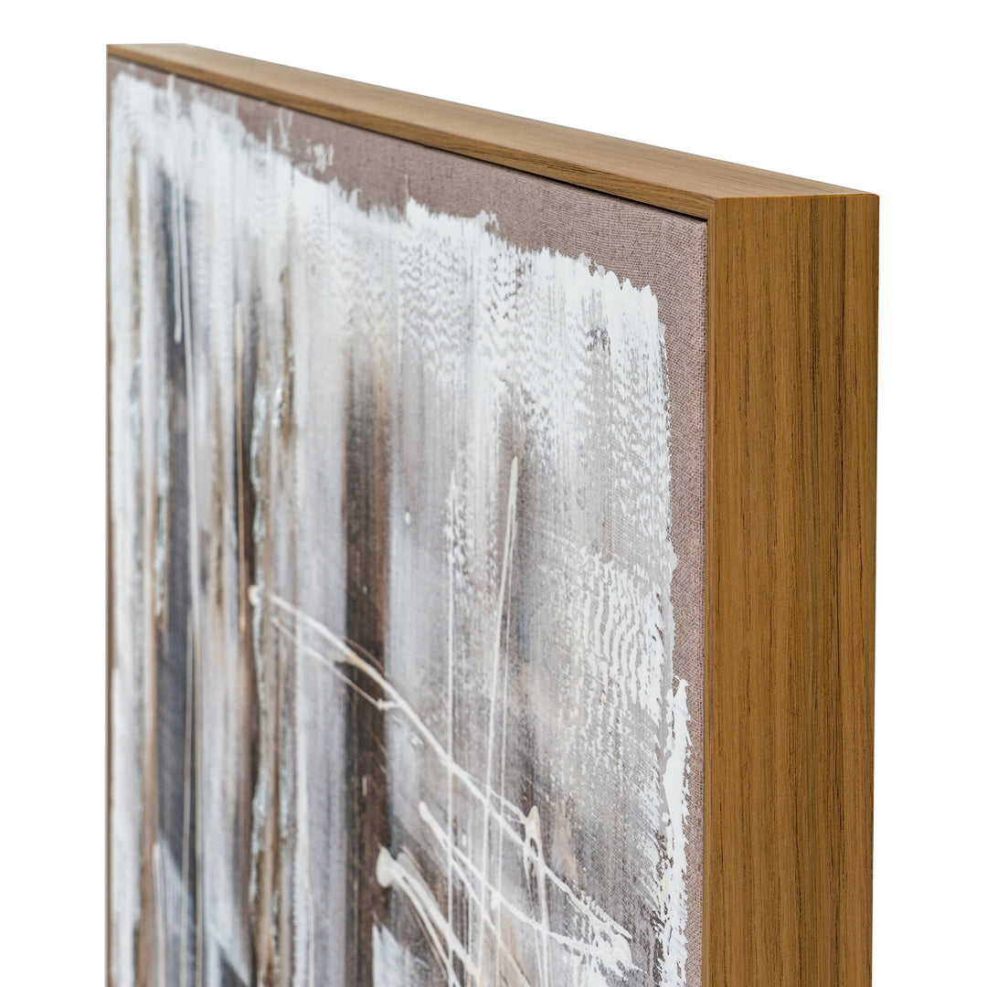 Outlook Hand Painted Canvas In Frame
