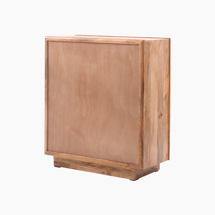 Zaayah Cut Work Two Door Wooden Cabinet - TidySpaces