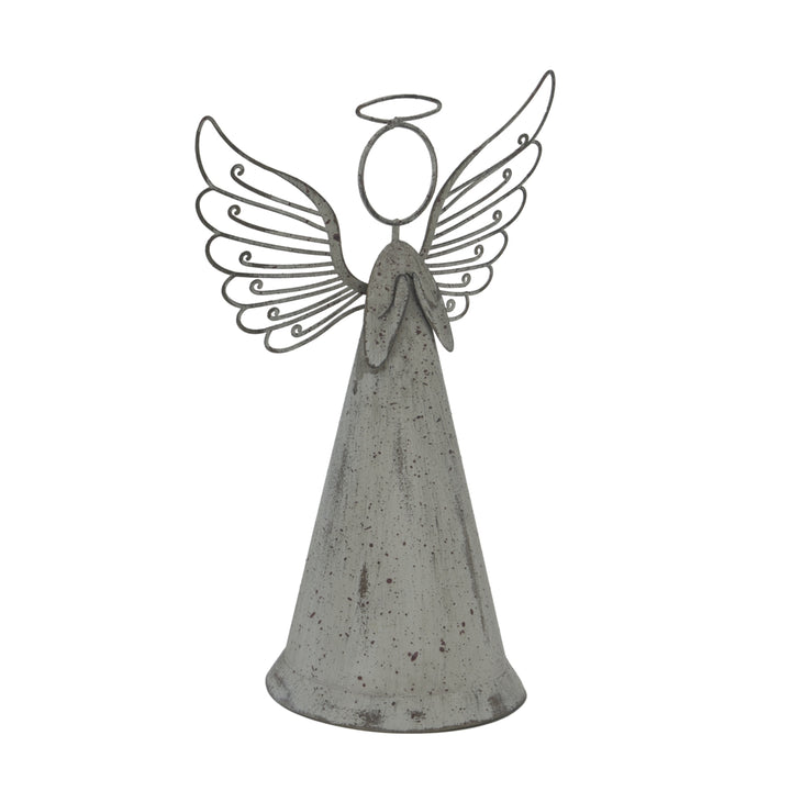 Large Rustic Metal Standing Angel